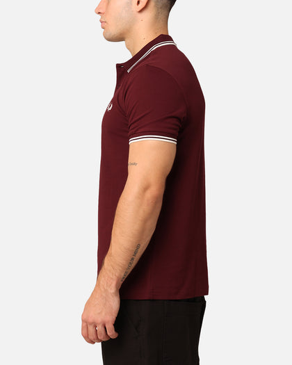 Fred Perry Twin Tipped Polo Shirt Oxblood