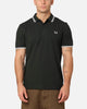Fred Perry Twin Tipped Polo Shirt Night Green/Snow White