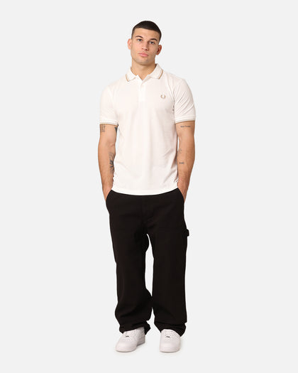 Fred Perry Twin Tipped Polo Shirt Snow White/Oat