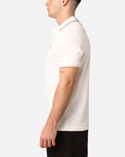 Fred Perry Twin Tipped Polo Shirt Snow White/Oat