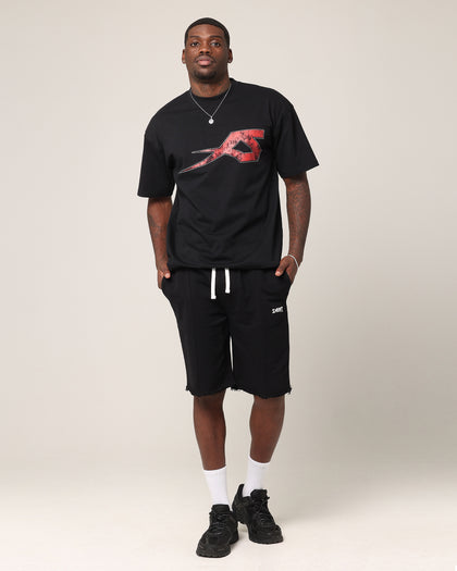 Saint Morta Ssix Drop Shoulder T-Shirt Black