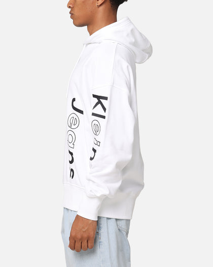 Calvin Klein Blocking Graphic Hoodie Bright White
