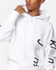 Calvin Klein Blocking Graphic Hoodie Bright White