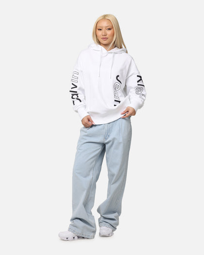 Calvin Klein Blocking Graphic Hoodie Bright White