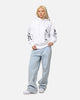 Calvin Klein Blocking Graphic Hoodie Bright White