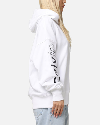 Calvin Klein Blocking Graphic Hoodie Bright White