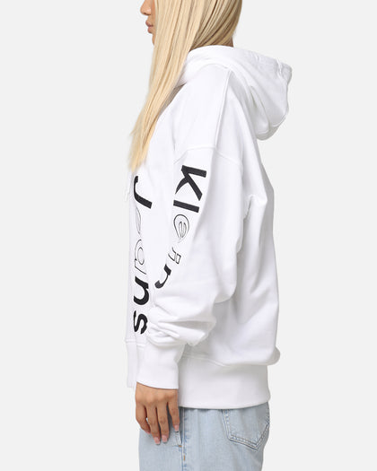 Calvin Klein Blocking Graphic Hoodie Bright White