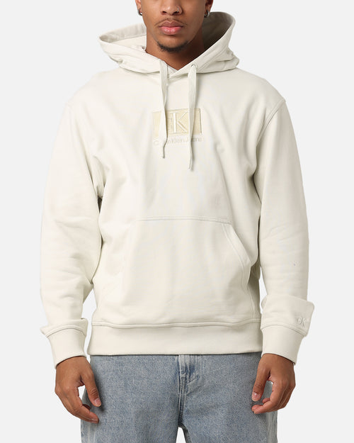 Calvin Klein Embroidery Patch Hoodie Icicle