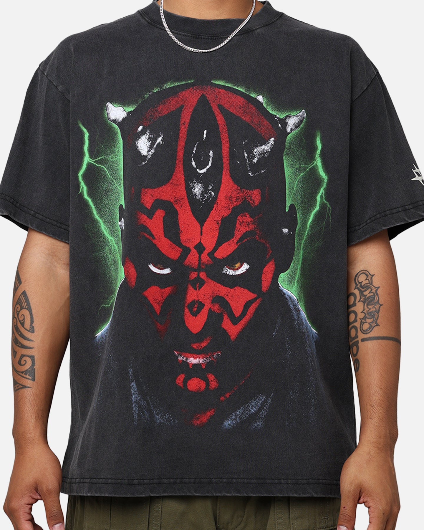Star Wars Darth Maul T-Shirt Black Wash | Culture Kings US