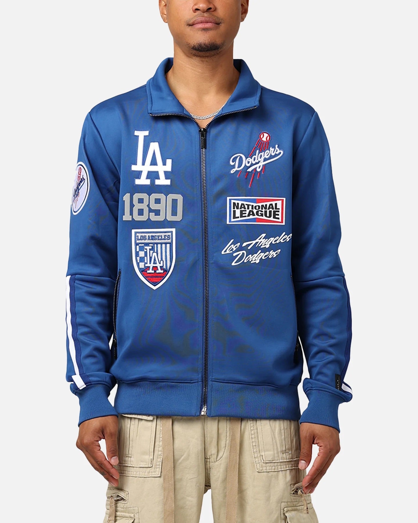 Pro Standard Los Angeles Dodgers Fast Lane Track Jacket Dodger