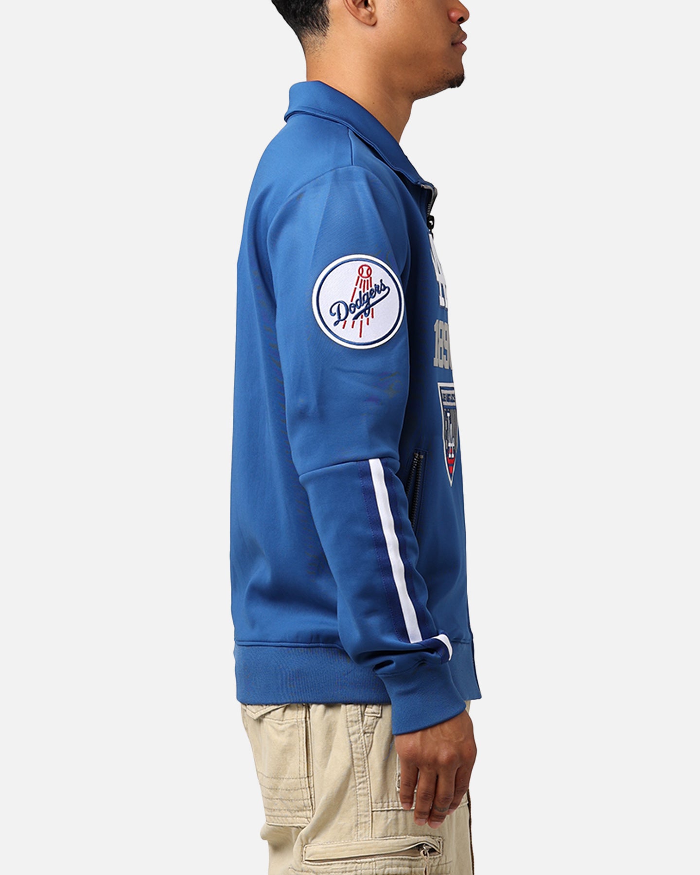Pro Standard Los Angeles Dodgers Fast Lane Track Jacket Dodger