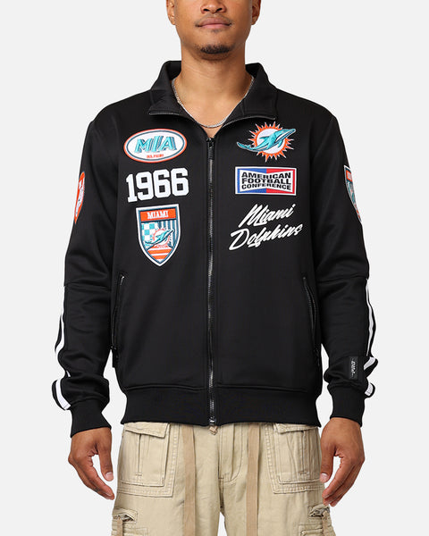 Pro Standard Miami Dolphins Fast Lane Track Jacket Black | Culture