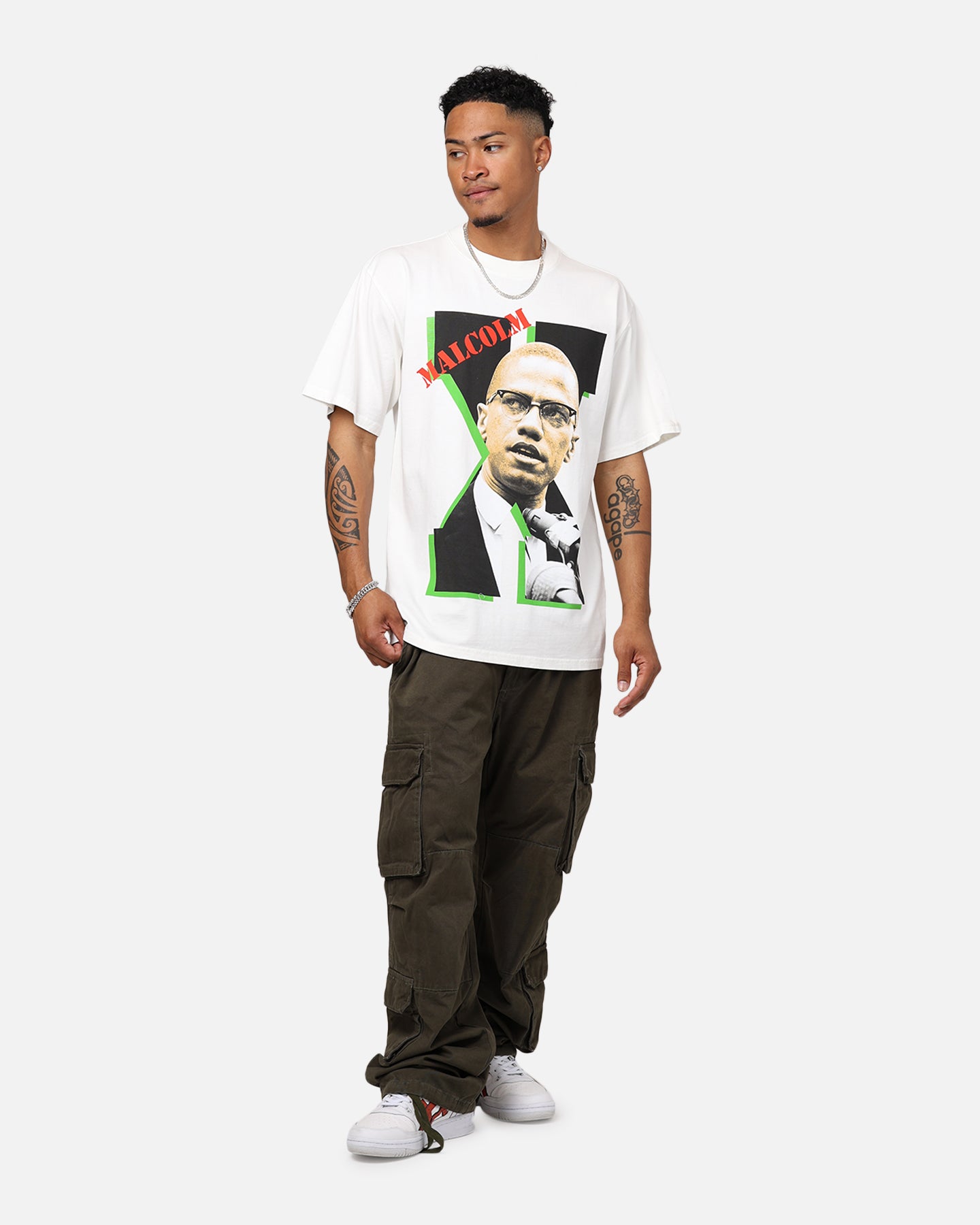 Philcos Malcolm X T-Shirt Cream | Culture Kings US
