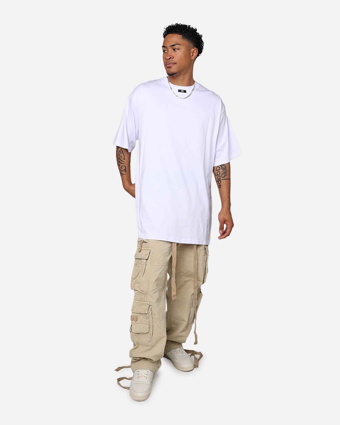 DXXMLIFE L-0 A Baggy T-Shirt White | Culture Kings US