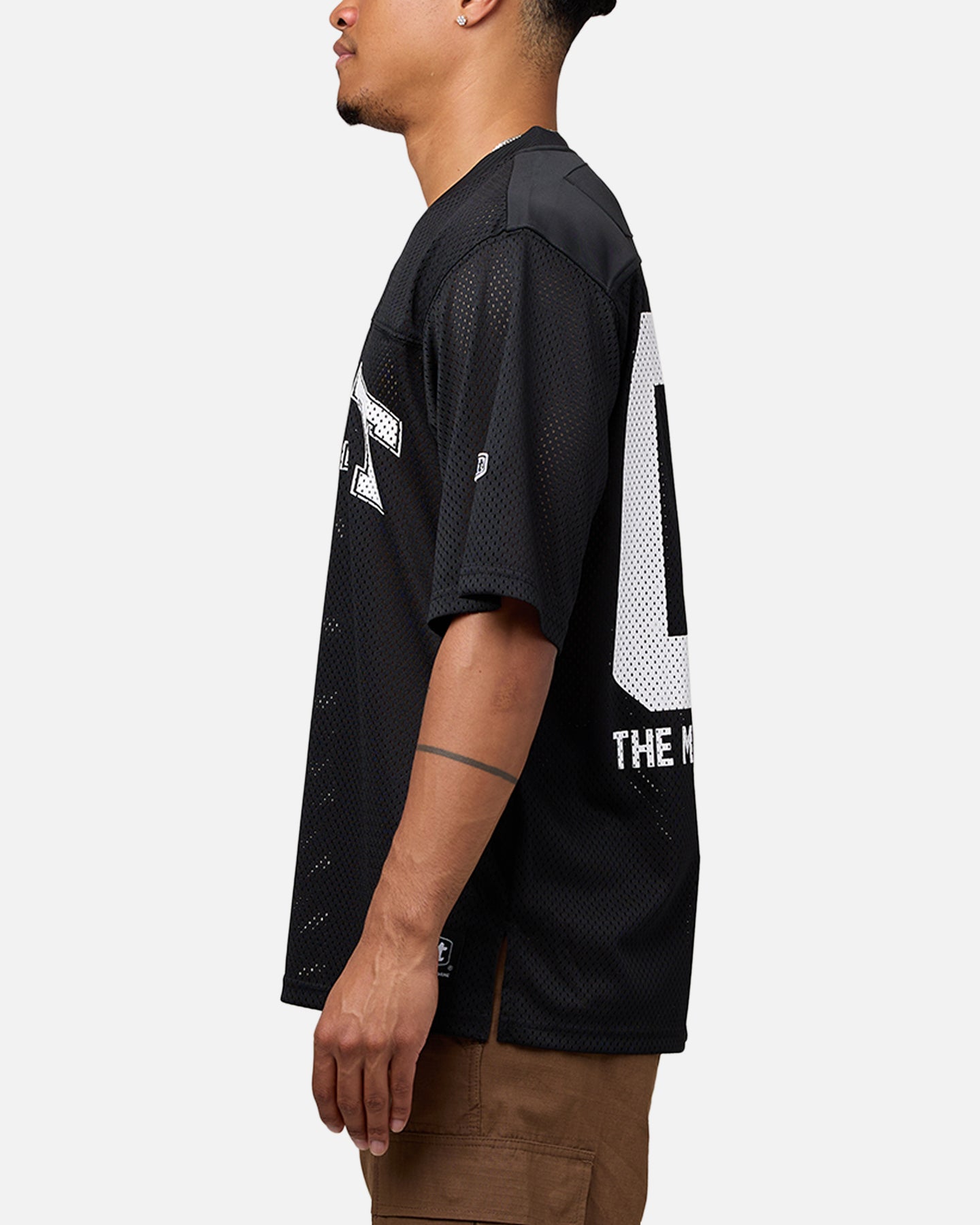 Felt Overtown Mesh Football Jersey Black | Culture Kings US