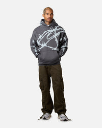 Saint Morta Barberry Boxy Hoodie Dark Grey