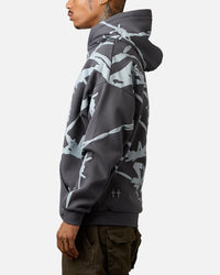 Saint Morta Barberry Boxy Hoodie Dark Grey