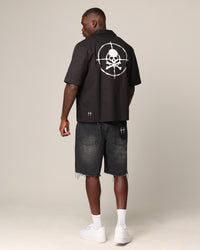 Saint Morta Post Humanous Short Sleeve T-Shirt Black/White