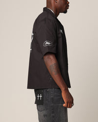 Saint Morta Post Humanous Short Sleeve T-Shirt Black/White