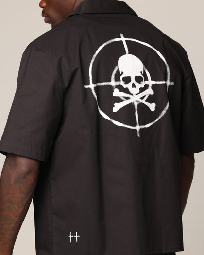 Saint Morta Post Humanous Short Sleeve T-Shirt Black/White