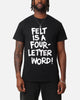 Felt F T-Shirt Black