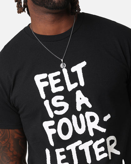 Felt F T-Shirt Black