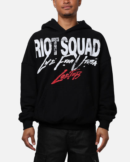 Loiter Riot Hoodie Black