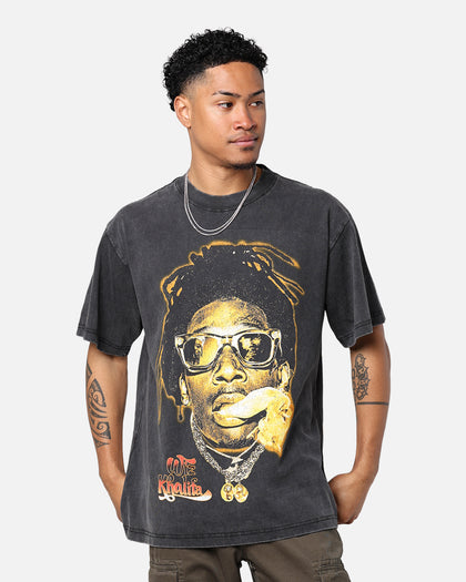 ID Supply Wiz Khalifa Smoke T-Shirt Washed Black