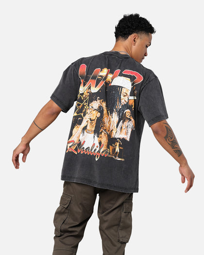 ID Supply Wiz Khalifa Smoke T-Shirt Washed Black