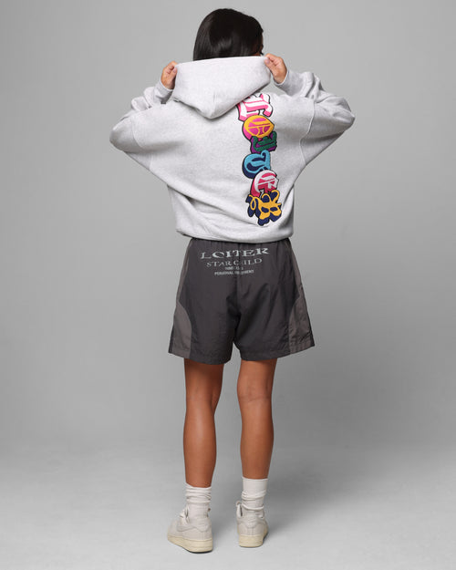 Loiter Chenille Premium Hoodie Grey Marle