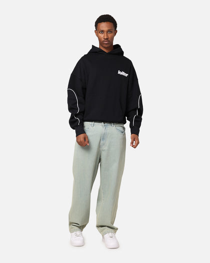 Loiter Pin Line Premium Hoodie Black