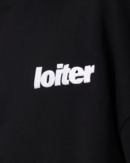 Loiter Pin Line Premium Hoodie Black