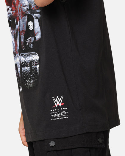 Mitchell & Ness X WWE Stone Cold Steve Austin Stone Cold T-Shirt Overdyed Black
