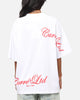 Carre Side Script Oversized T-Shirt White/Red