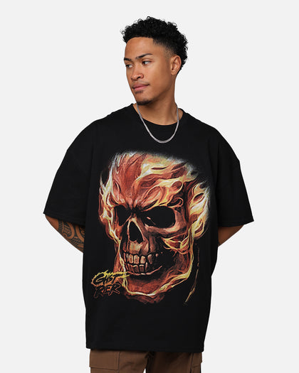 Marvel Ghost Rider Heavyweight T-Shirt Black