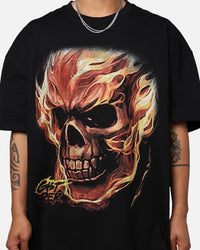 Marvel Ghost Rider Heavyweight T-Shirt Black