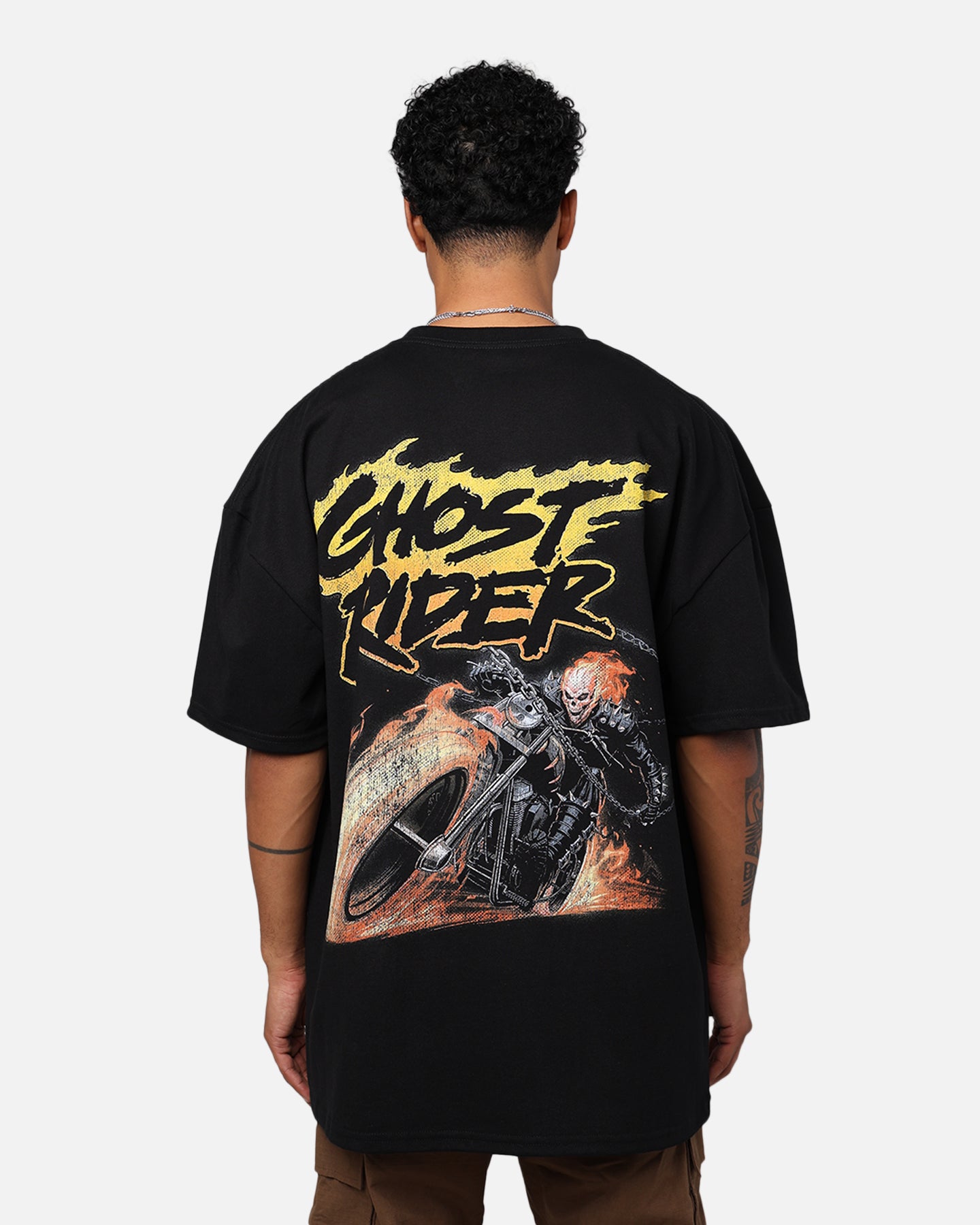 Marvel Ghost Rider Heavyweight T-Shirt Black | Culture Kings US