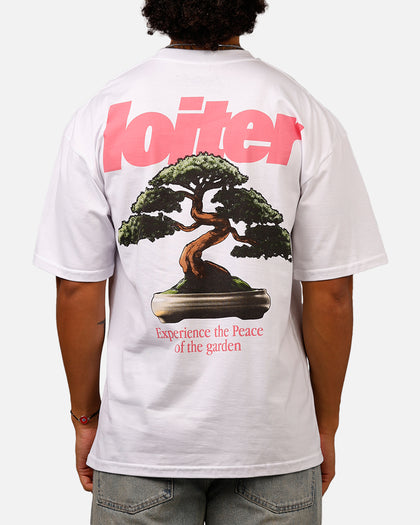 bonsai streetwear Loiter Bonsai T-Shirt White