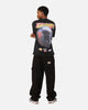 Loiter Motorsport T-Shirt Black Acid Wash