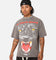 Loiter Urban Beast Vintage T-Shirt Charcoal