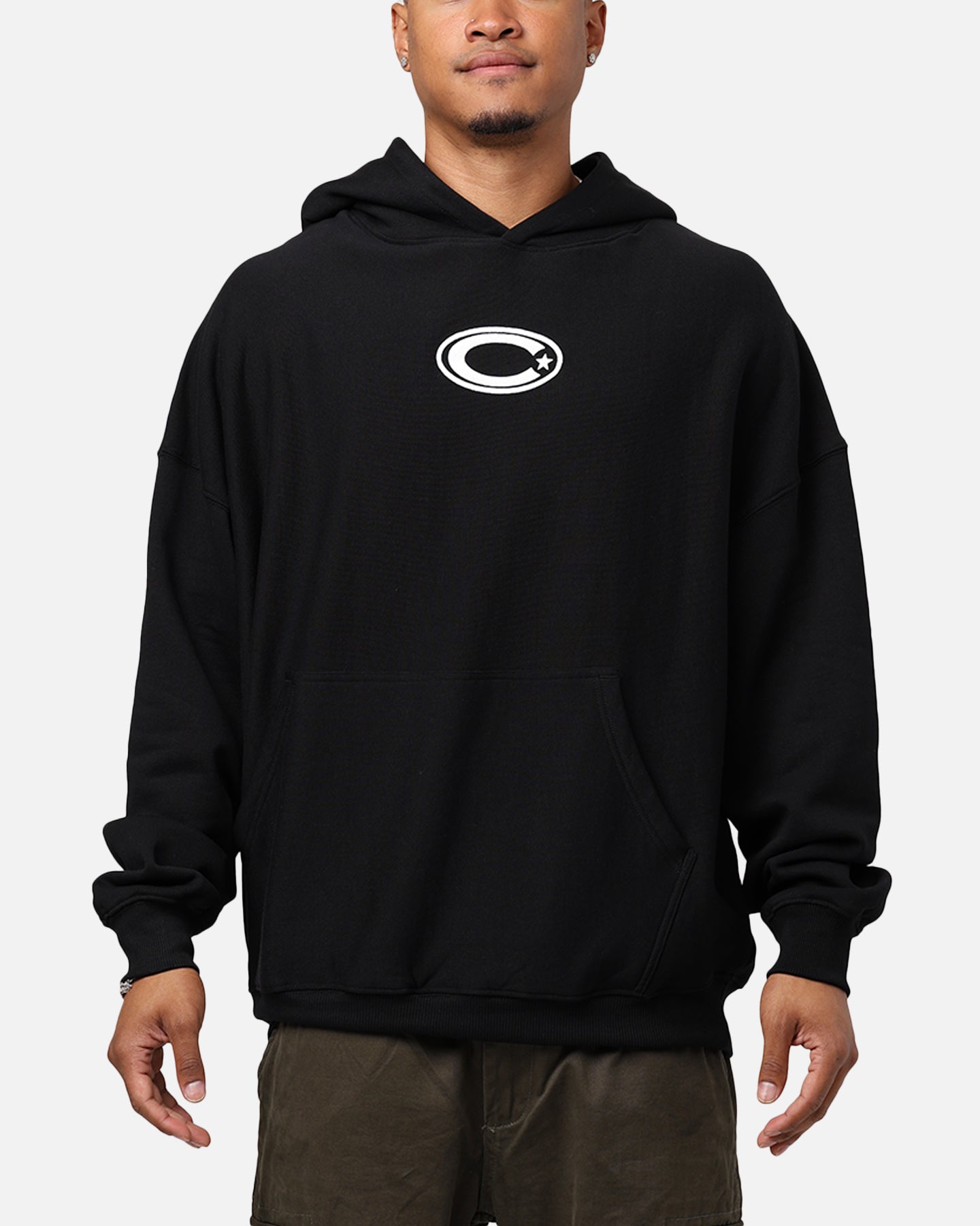 Carre C-Star Oversized Hoodie Black | Culture Kings US