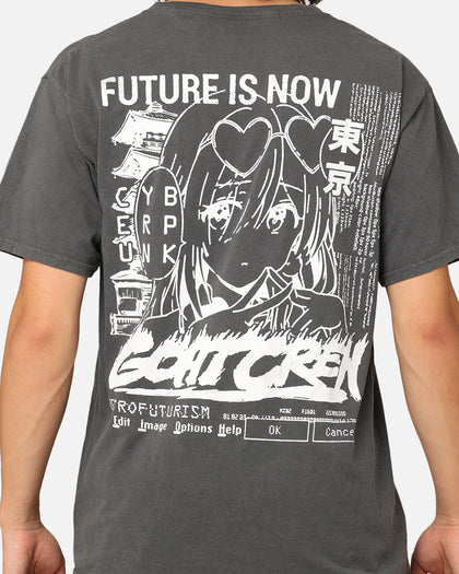 Goat Crew UWU Girl T-Shirt Off Black