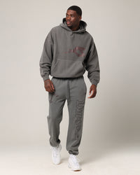 Saint Morta SSIX Vintage Hoodie Washed Charcoal