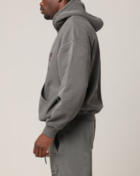 Saint Morta SSIX Vintage Hoodie Washed Charcoal