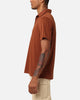 XXIII Herringbone Cable Polo Shirt Brown