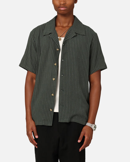 XXIII Nicholas Button Up Shirt Green/White