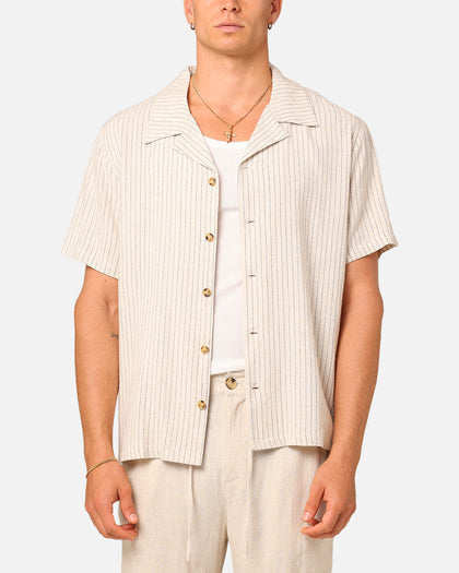 XXIII Nicholas Button Up Shirt Sand/Black