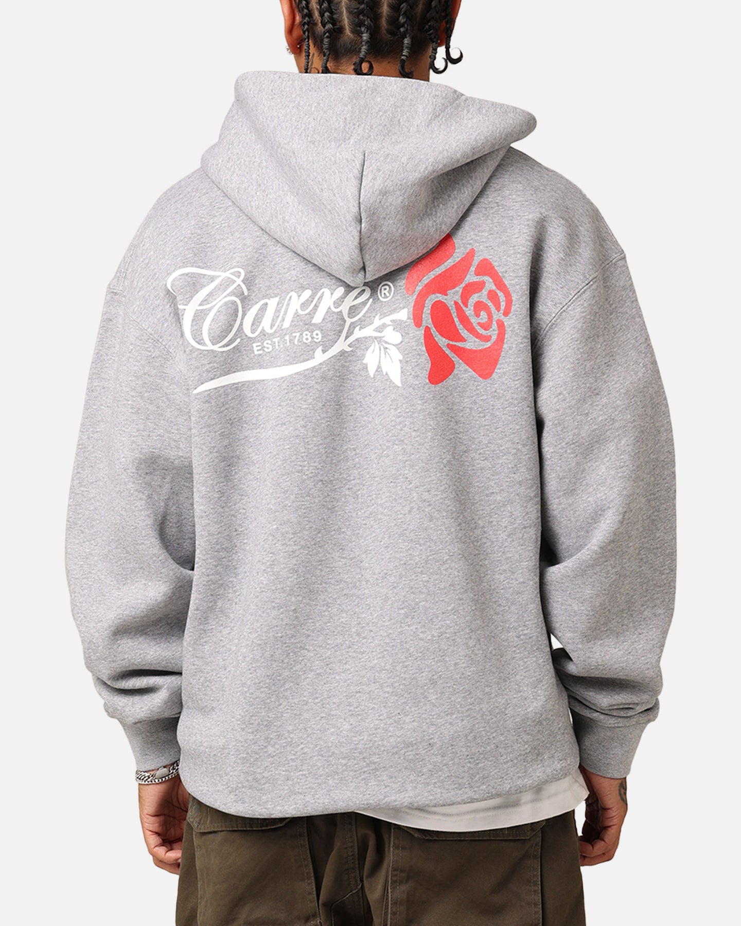 Carré Rara Full Zip Hoodie Grey Marle | Culture Kings US