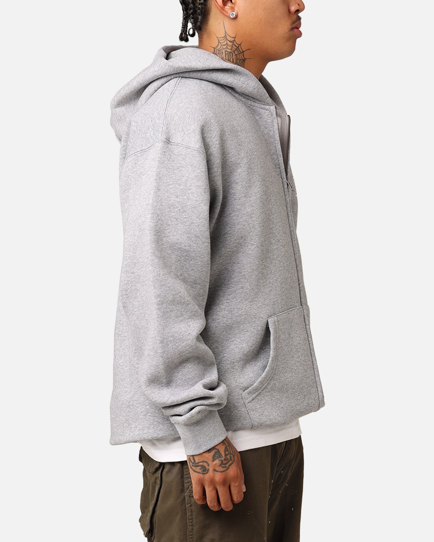 Carré Rara Full Zip Hoodie Grey Marle | Culture Kings US