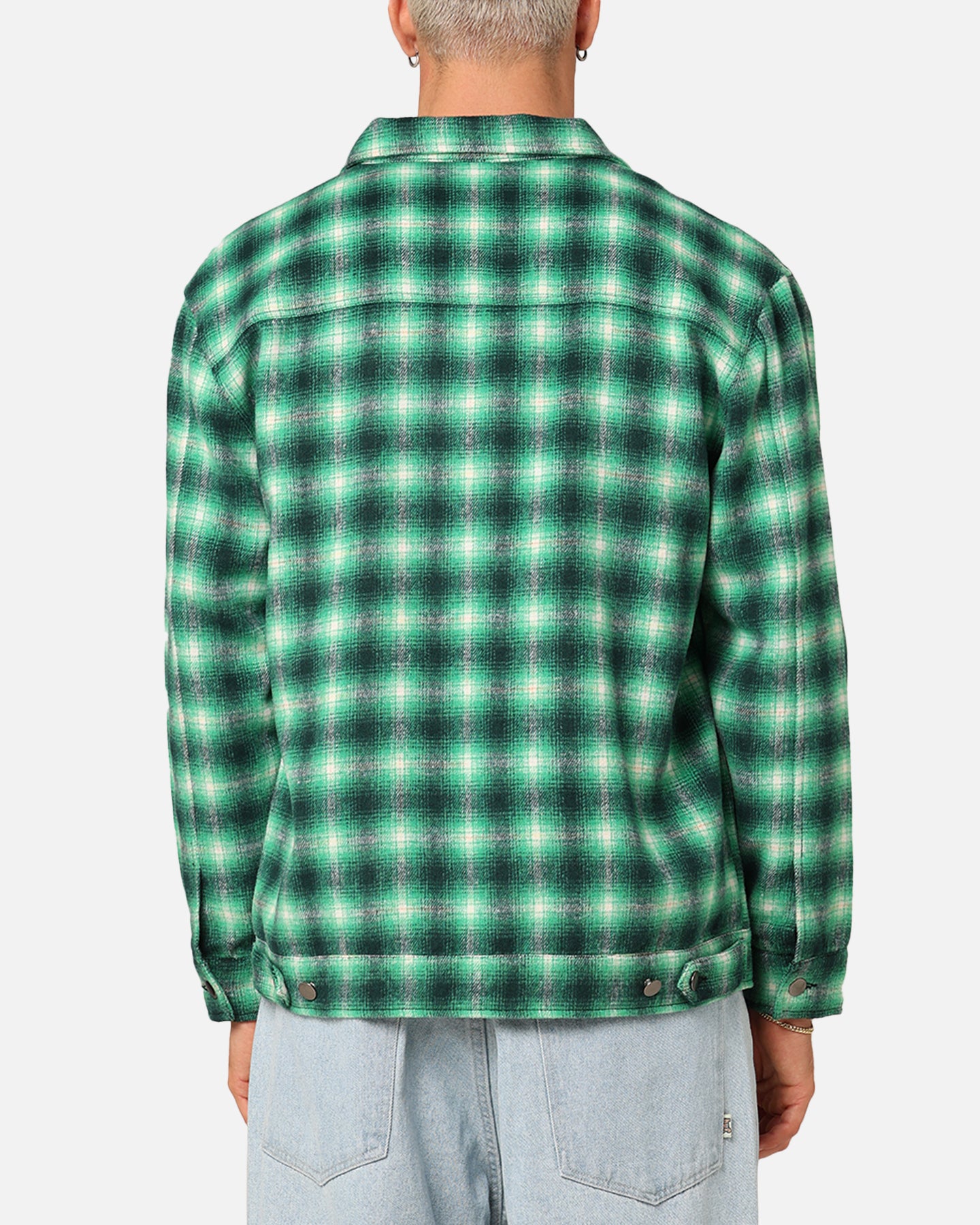 XXIII Darby Plaid Shacket Green/Black | Culture Kings US